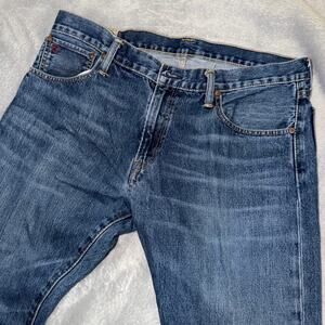 Polo Ralph Lauren Jeans Men’s 36x30 Blue Bootcut Denim Red RL Pocket